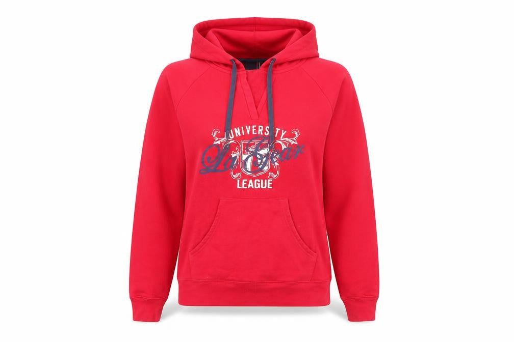Womens UK Size S LA Gear Red Pullover Hoodie