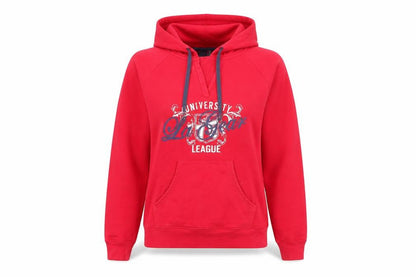 Womens UK Size S LA Gear Red Pullover Hoodie
