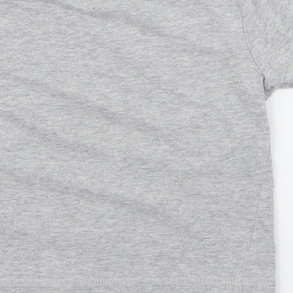 F&F Baby Grey  Cotton Pullover T-Shirt Size 12-18 Months Crew Neck
