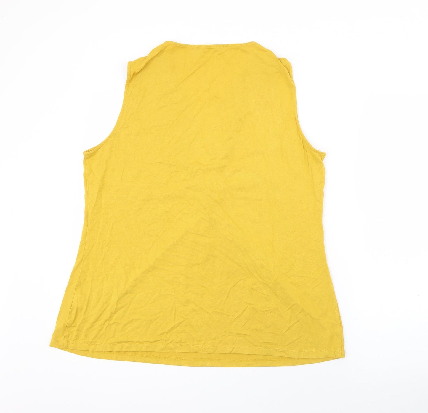 Womens UK Size 16 Marks and Spencer Yellow Pullover Jumper