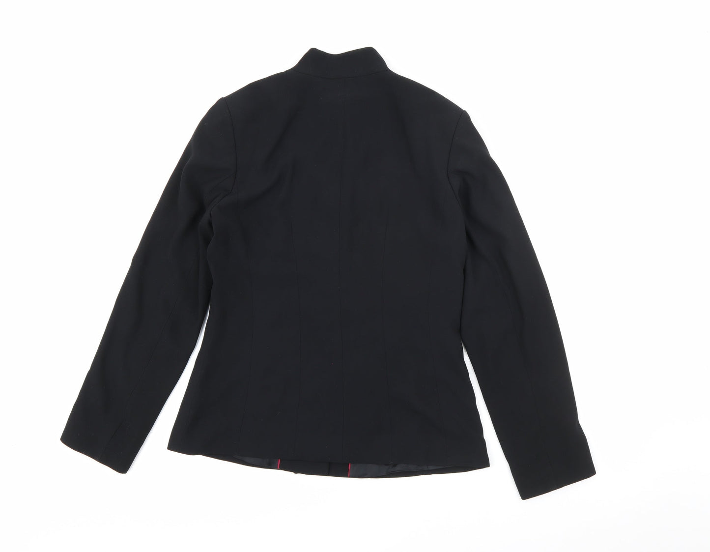 Per Una Womens Black   Jacket  Size 10  Button