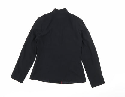 Per Una Womens Black   Jacket  Size 10  Button