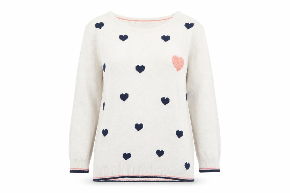 Womens UK Size 14 George Ivory Pullover Jumper