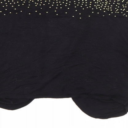 Womens UK Size 12 H&M Black Cardigan Jumper