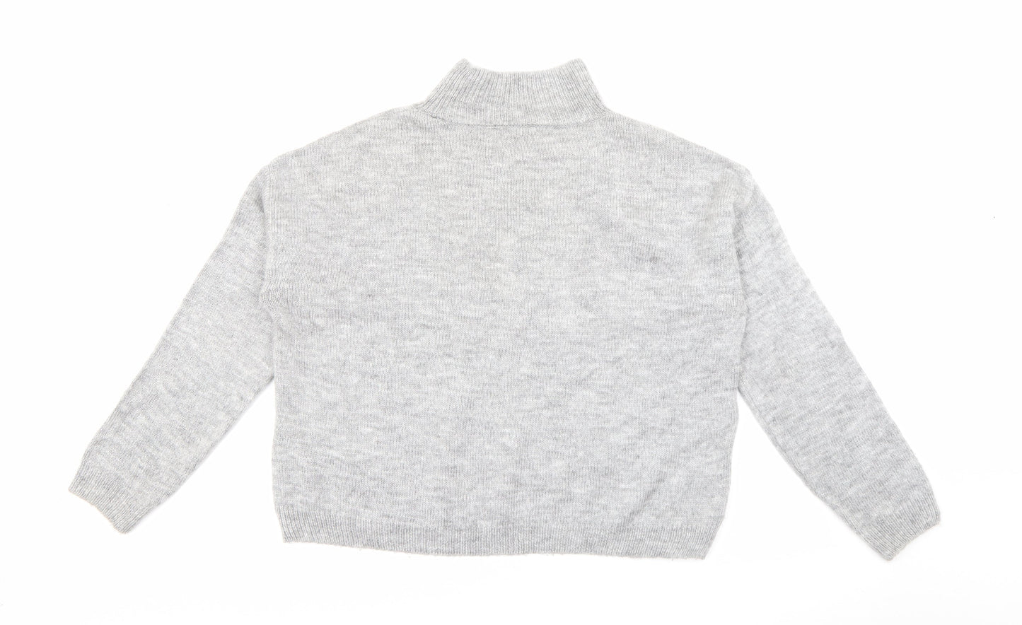 Womens UK Size M New Look Grey Pullover Jumper