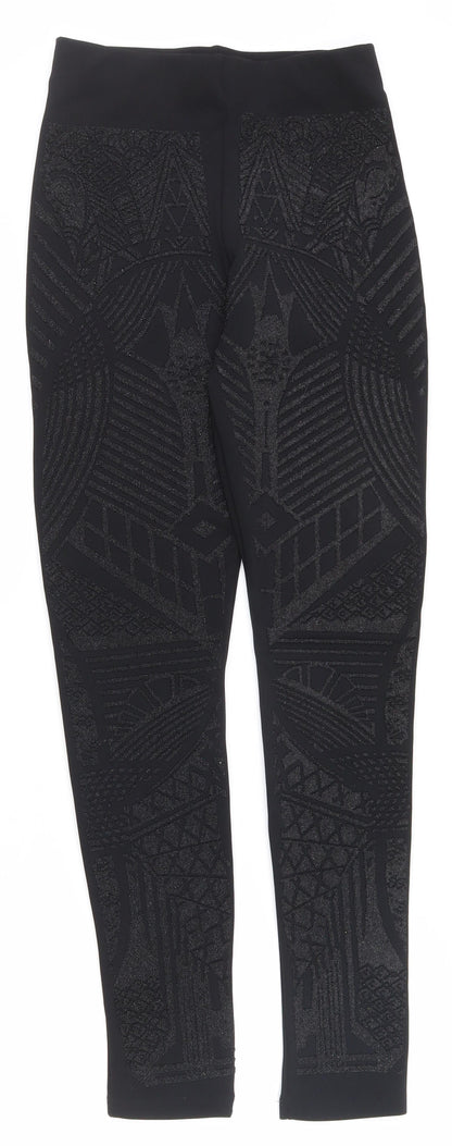Womens UK Size 6 Topshop  Jogger Black Leggings