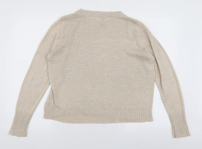 Womens UK Size L H&M Beige Pullover Jumper