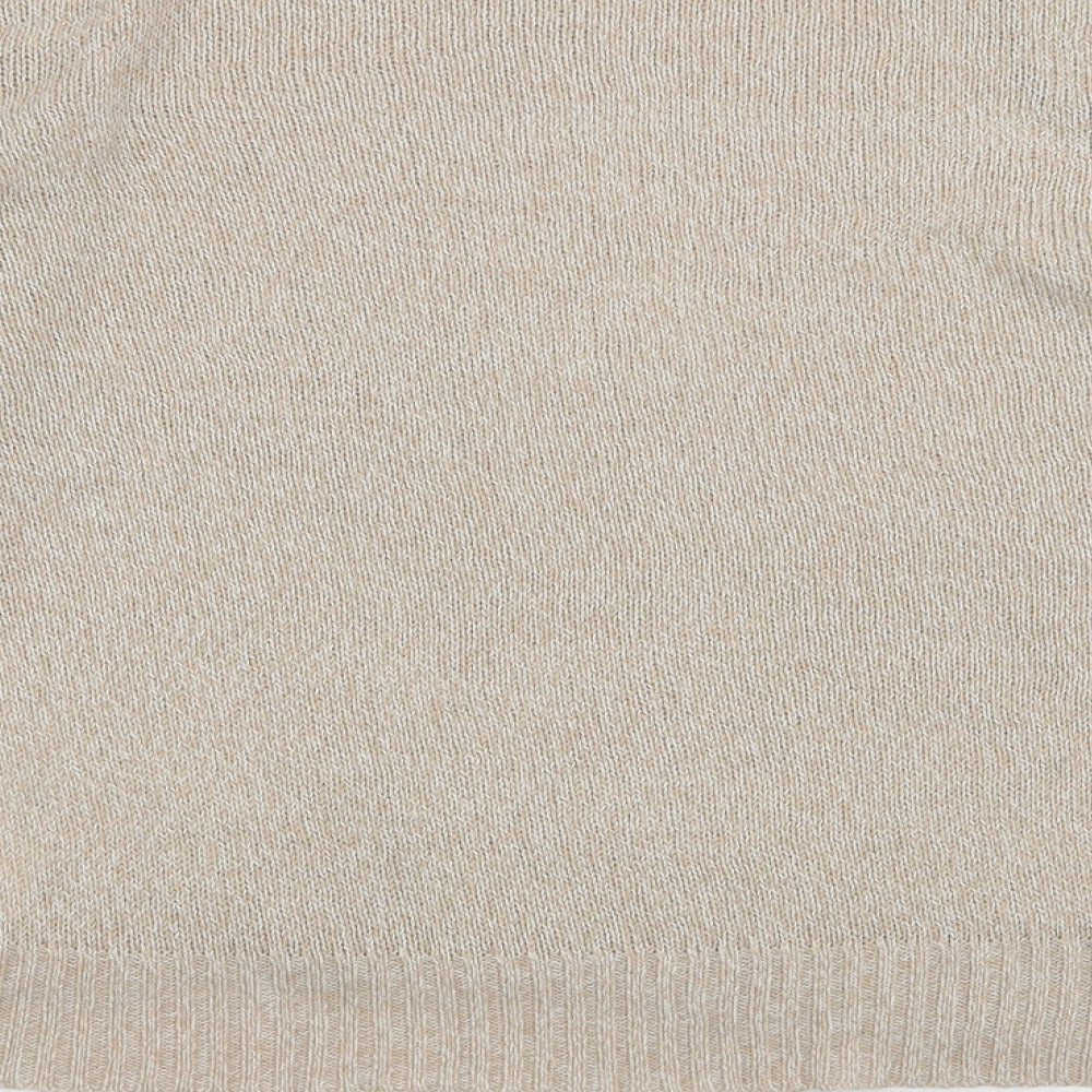 Womens UK Size L H&M Beige Pullover Jumper