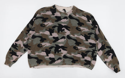 Womens UK Size XS H&M Multicoloured Pullover Jumper