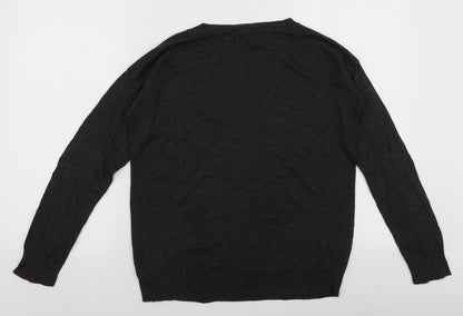 Womens UK Size 8 Atmosphere Grey Pullover Jumper