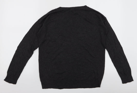 Womens UK Size 8 Atmosphere Grey Pullover Jumper