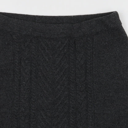 Hatley Womens Grey  Acrylic A-Line Skirt Size S