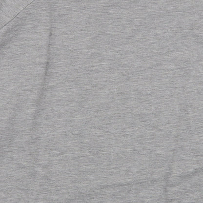 Select Womens Grey  Cotton Pullover Sweatshirt Size 12  Pullover