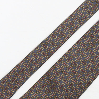 Mens Debenhams Multicoloured Geometric  Pointed Tie