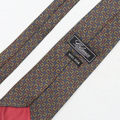 Mens Debenhams Multicoloured Geometric  Pointed Tie