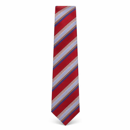 Mens Tie Rack Multicoloured Striped  Pointed Tie