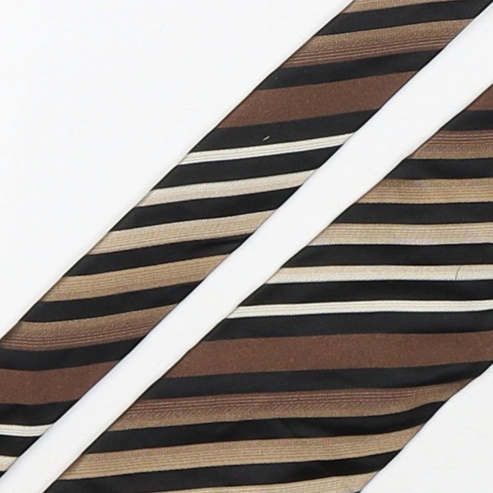 NEXT Mens Multicoloured Striped Silk Pointed Tie One Size