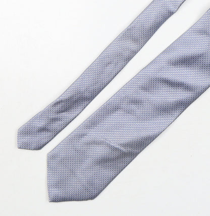 Marks and Spencer Mens Multicoloured Geometric Silk Pointed Tie One Size
