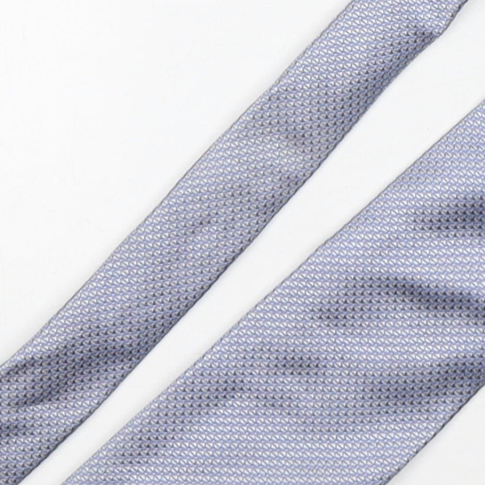 Marks and Spencer Mens Multicoloured Geometric Silk Pointed Tie One Size