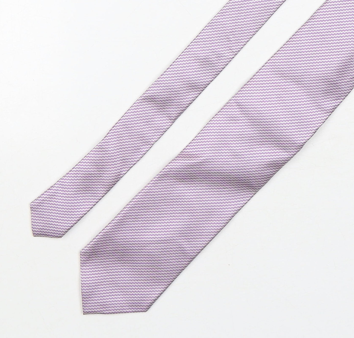 Mens The Savile Row Company Pink Geometric  Pointed Tie