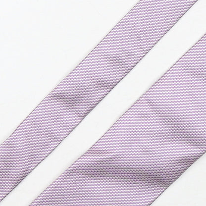 Mens The Savile Row Company Pink Geometric  Pointed Tie