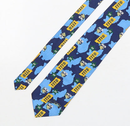 Toye, Kenning & Spencer  Mens Multicoloured Geometric Polyester Pointed Tie One Size - England Australia Pakistan Cricket