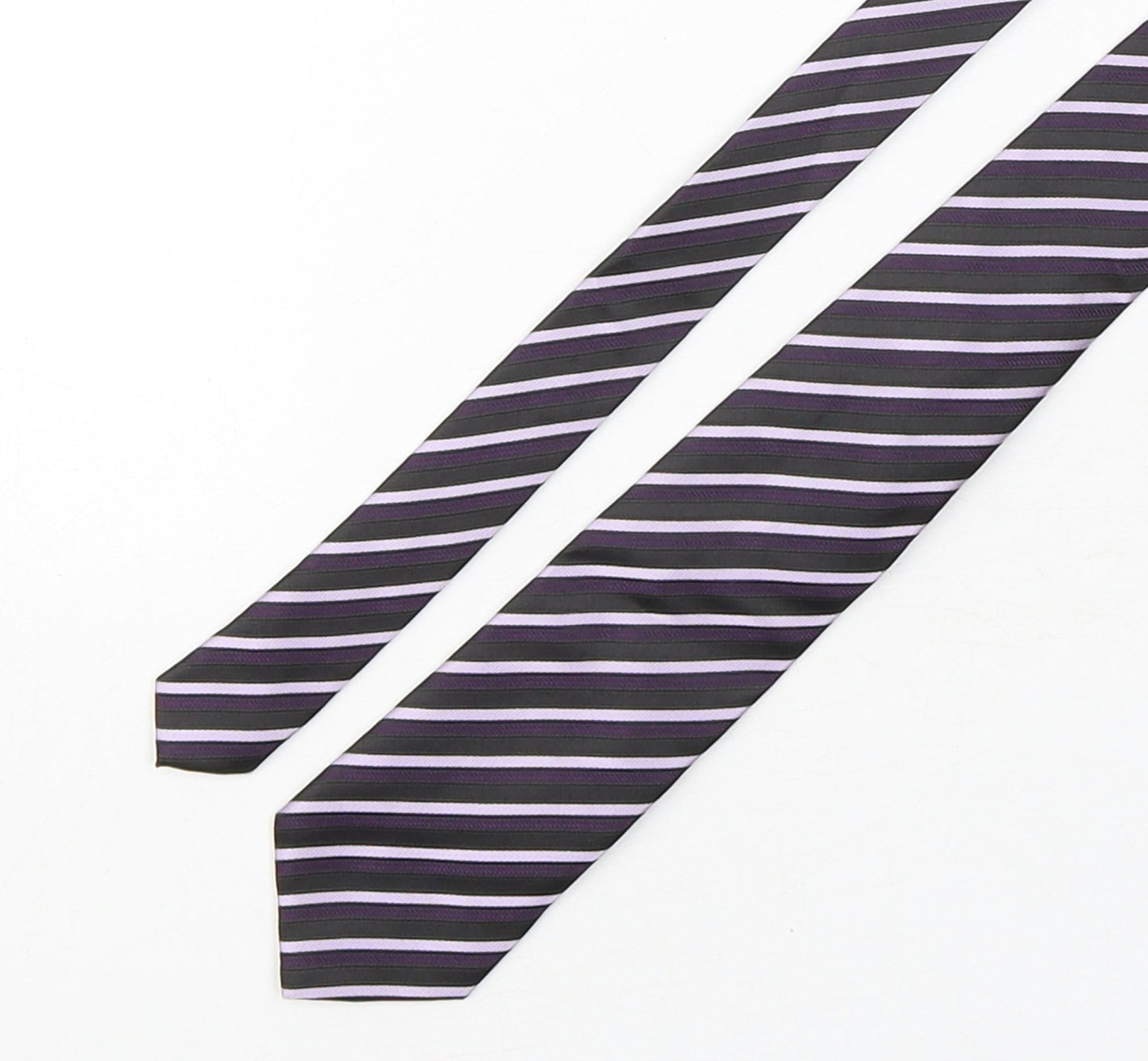 Skopes Mens Multicoloured Striped Polyester Pointed Tie One Size