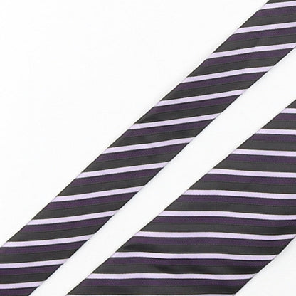 Skopes Mens Multicoloured Striped Polyester Pointed Tie One Size