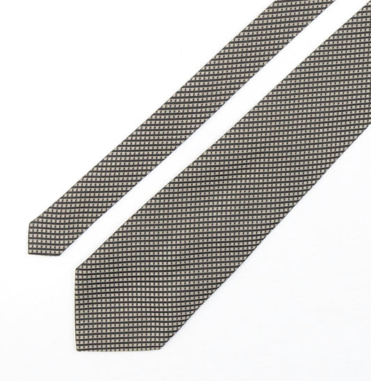 John Curtis  Mens Multicoloured Striped Polyester Pointed Tie One Size