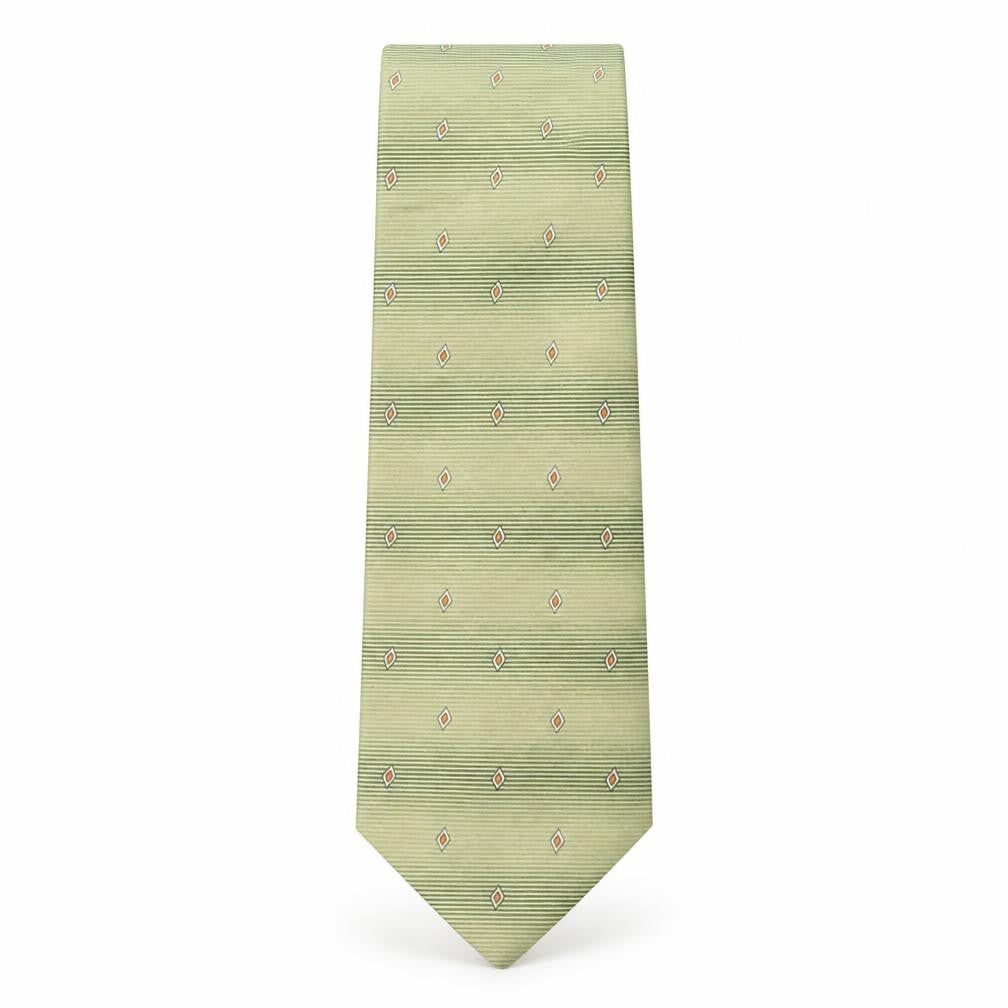Mens Sette & Bello Multicoloured Geometric  Pointed Tie