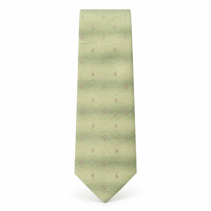 Mens Sette & Bello Multicoloured Geometric  Pointed Tie