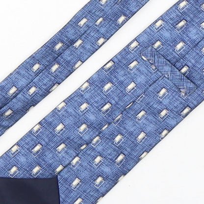 Marks and Spencer Mens Multicoloured Plaids & Checks Silk Pointed Tie One Size