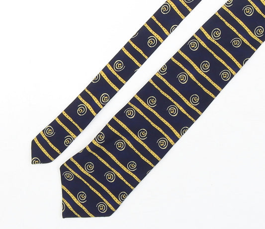 Marks and Spencer Mens Multicoloured Striped Polyester Pointed Tie One Size