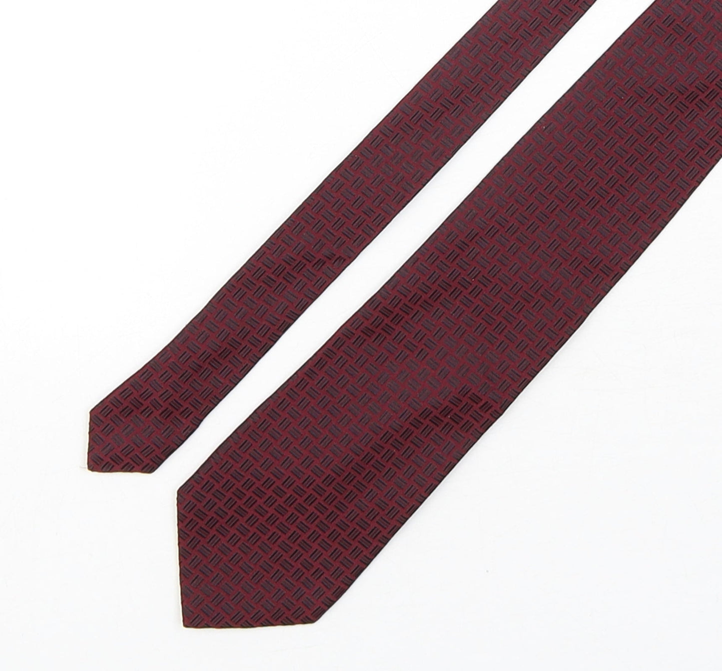 Savoy Taylors Guild Mens Multicoloured Geometric Silk Pointed Tie One Size