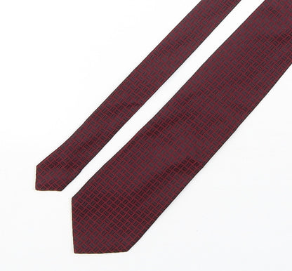 Savoy Taylors Guild Mens Multicoloured Geometric Silk Pointed Tie One Size