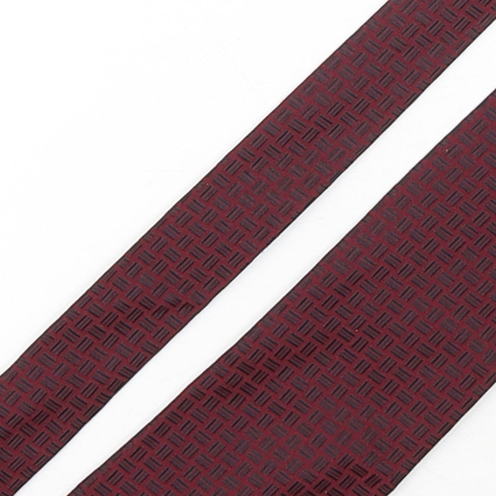 Savoy Taylors Guild Mens Multicoloured Geometric Silk Pointed Tie One Size