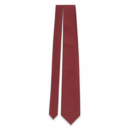 Mens Soprano Red Striped  Pointed Tie