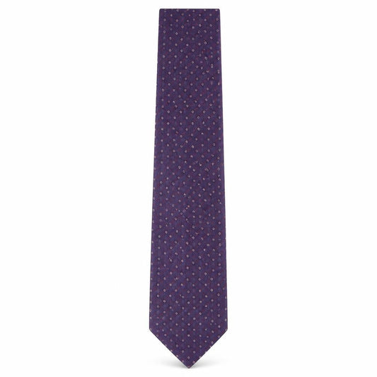 Front view of Ciro Citterio men’s multicoloured geometric polyester pointed tie one size