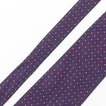Mens Ciro Citterio Multicoloured Geometric  Pointed Tie
