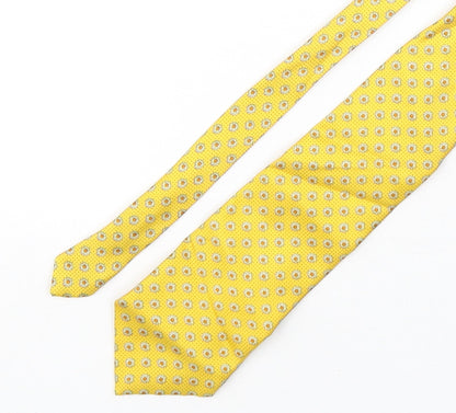 Marks and Spencer Mens Multicoloured Floral Silk Pointed Tie One Size