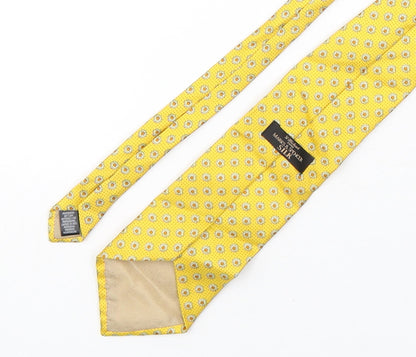 Marks and Spencer Mens Multicoloured Floral Silk Pointed Tie One Size