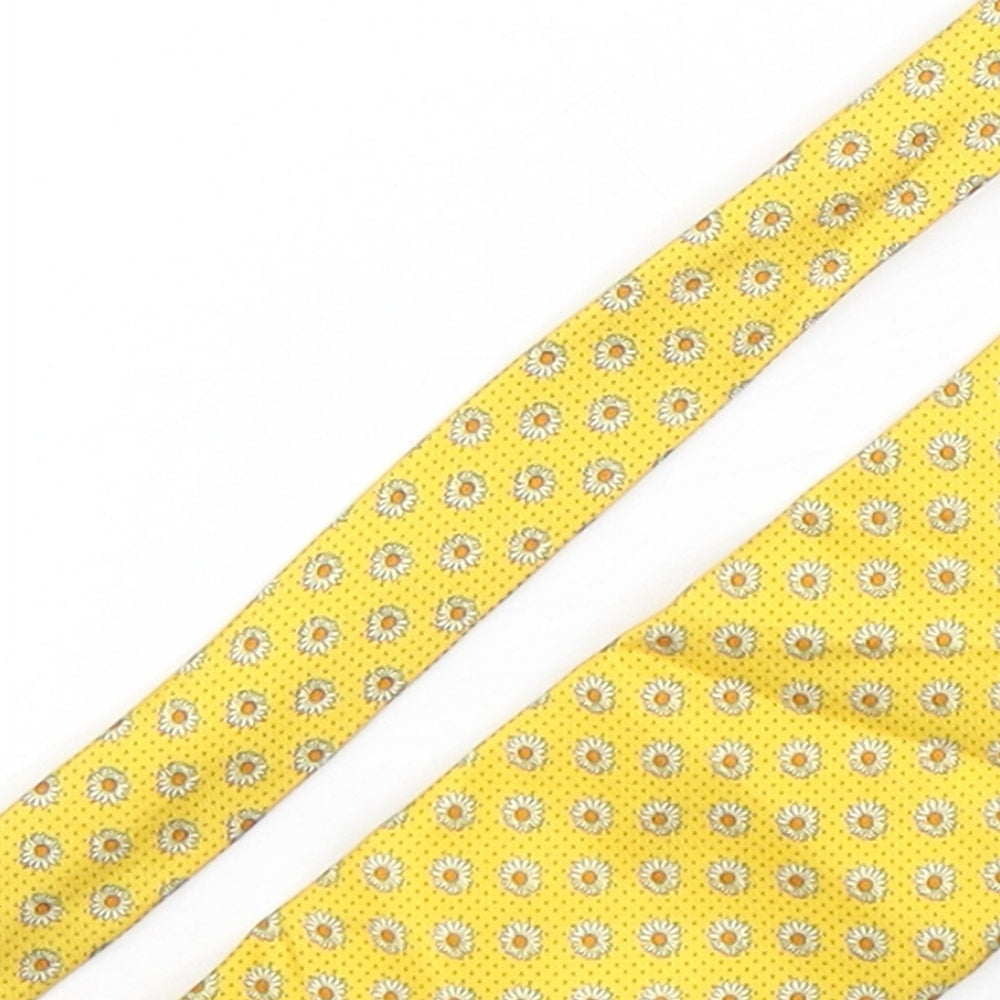 Marks and Spencer Mens Multicoloured Floral Silk Pointed Tie One Size