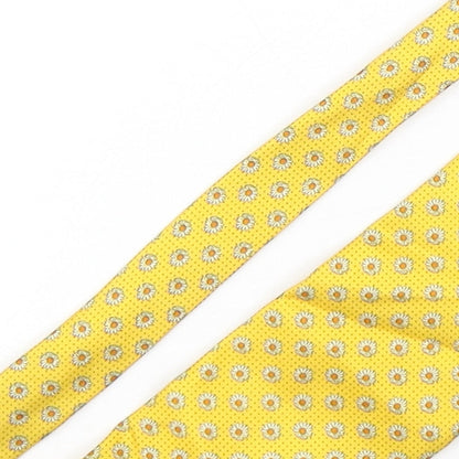 Marks and Spencer Mens Multicoloured Floral Silk Pointed Tie One Size