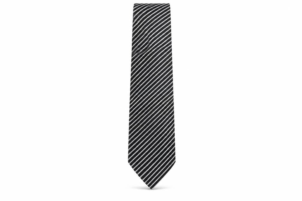 Mens Greenwoods Multicoloured Striped  Pointed Tie