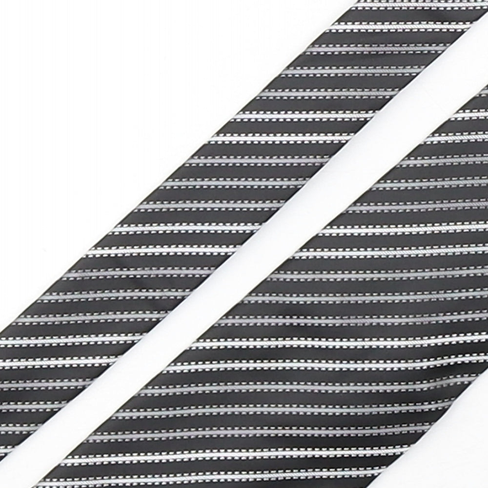 Greenwoods Mens Multicoloured Striped Polyester Pointed Tie One Size