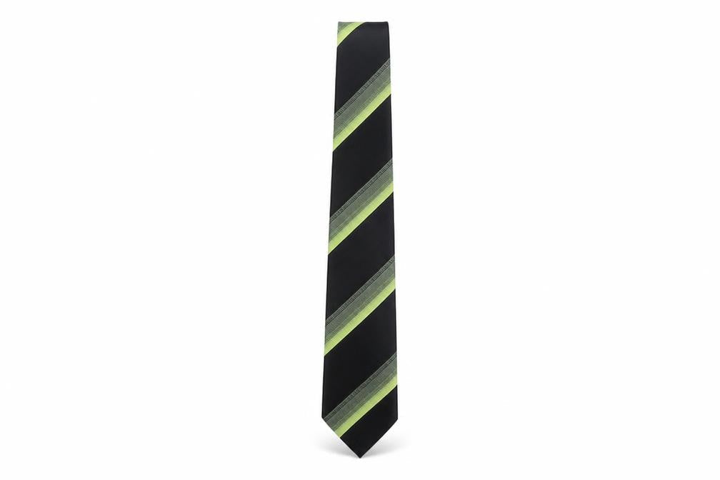 Mens Michaelis Multicoloured Striped  Pointed Tie