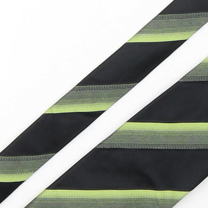 Michaelis Mens Multicoloured Striped Silk Pointed Tie One Size