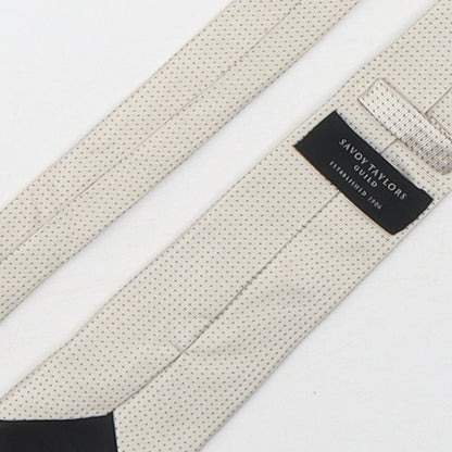 Savoy Taylors Guild Mens Multicoloured Plaids & Checks Silk Pointed Tie One Size