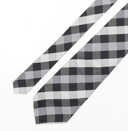 Mens Cezan Multicoloured Plaids & Checks  Pointed Tie