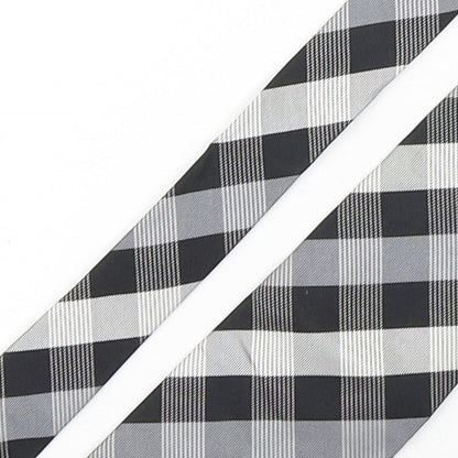 Mens Cezan Multicoloured Plaids & Checks  Pointed Tie